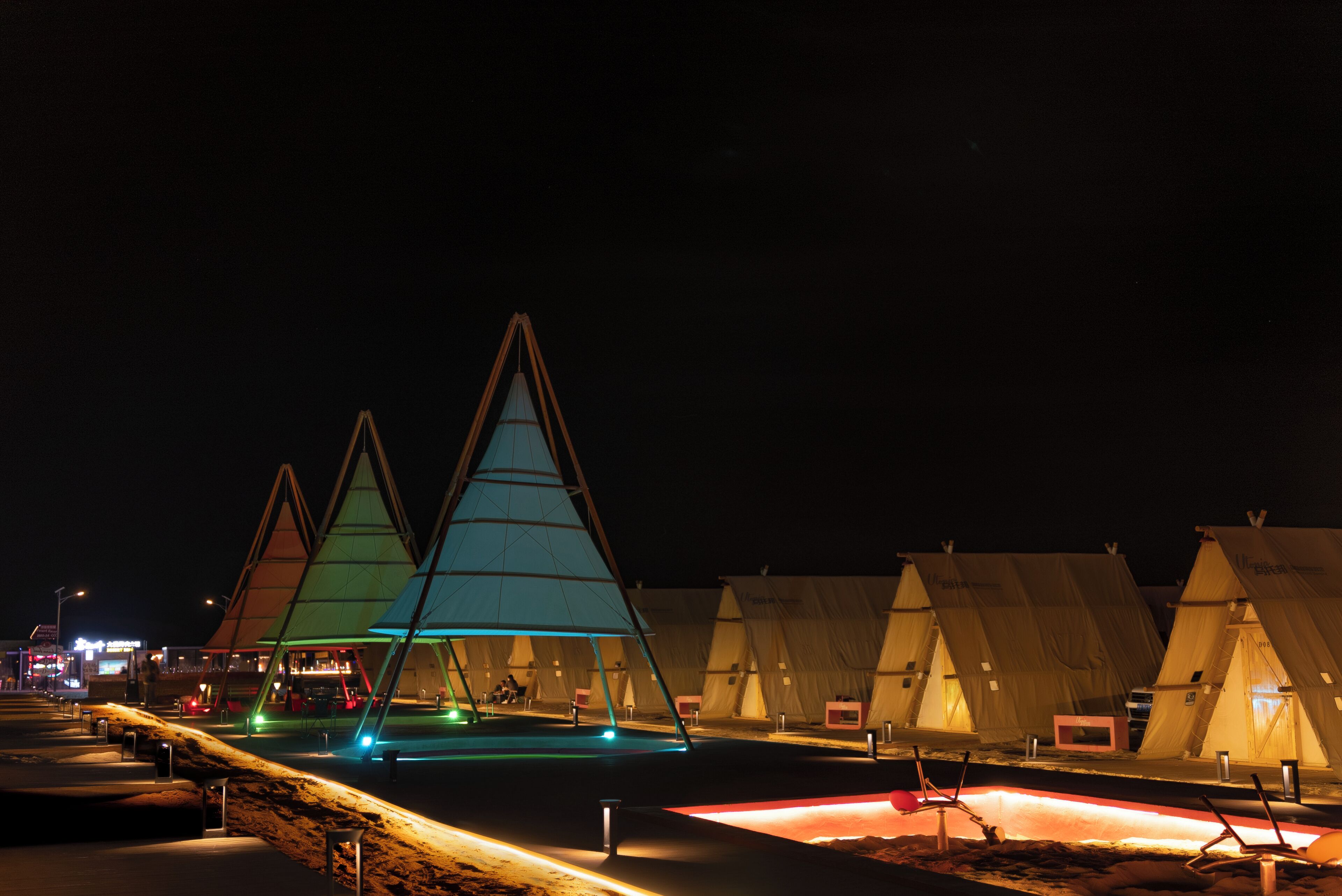 Doppia Design, vista deserto | Parco della struttura