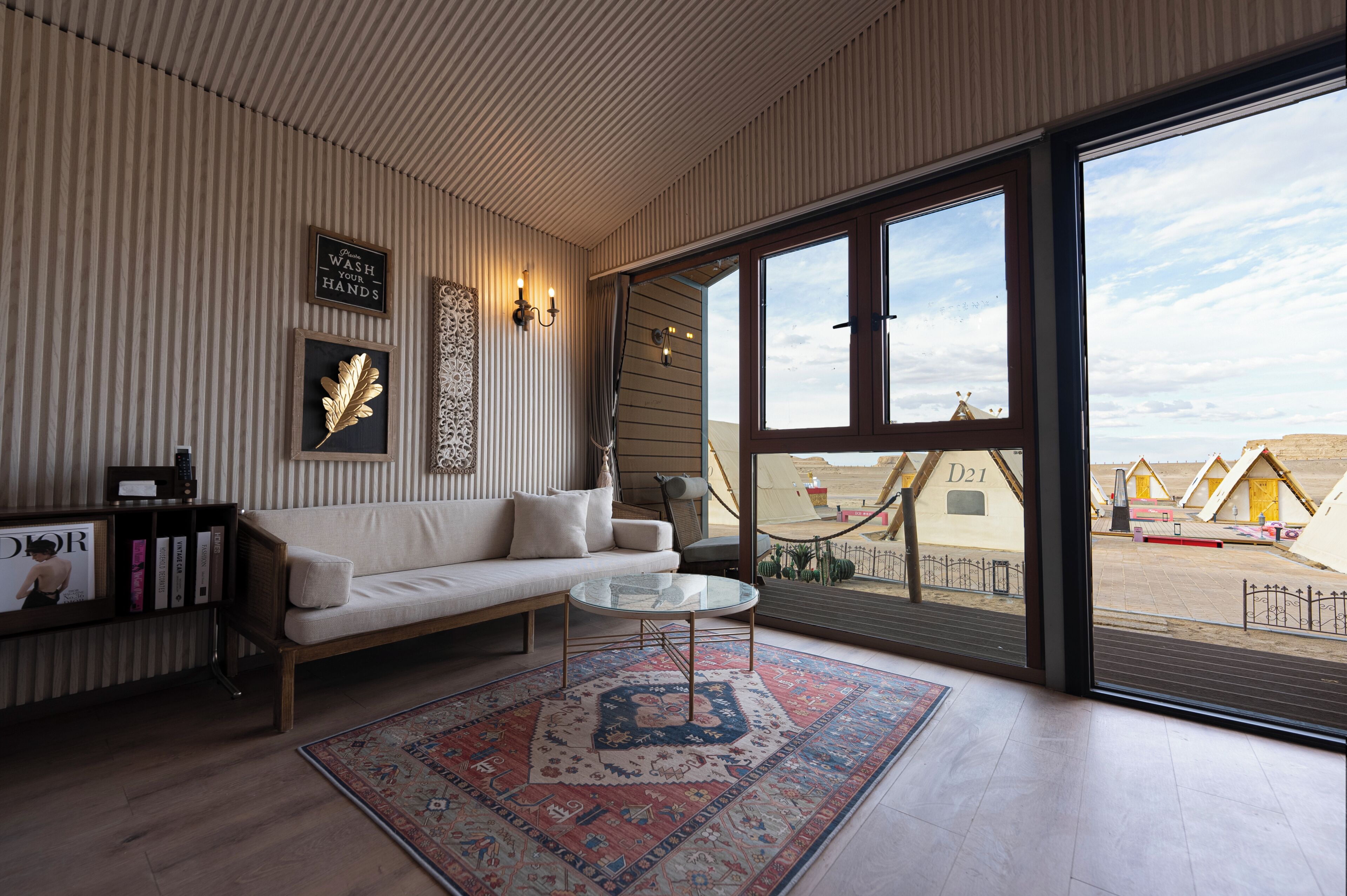 Design Double Room, Desert view | Living area