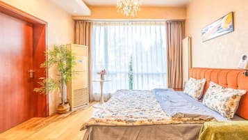 Estudio clásico, balcón