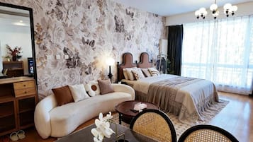 Estudio clásico, balcón