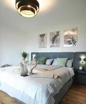 2 chambres, draps fournis