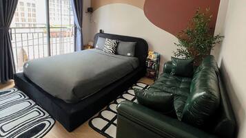 Suite estudio Deluxe, balcón, vistas a la ciudad | Vistas desde la habitación