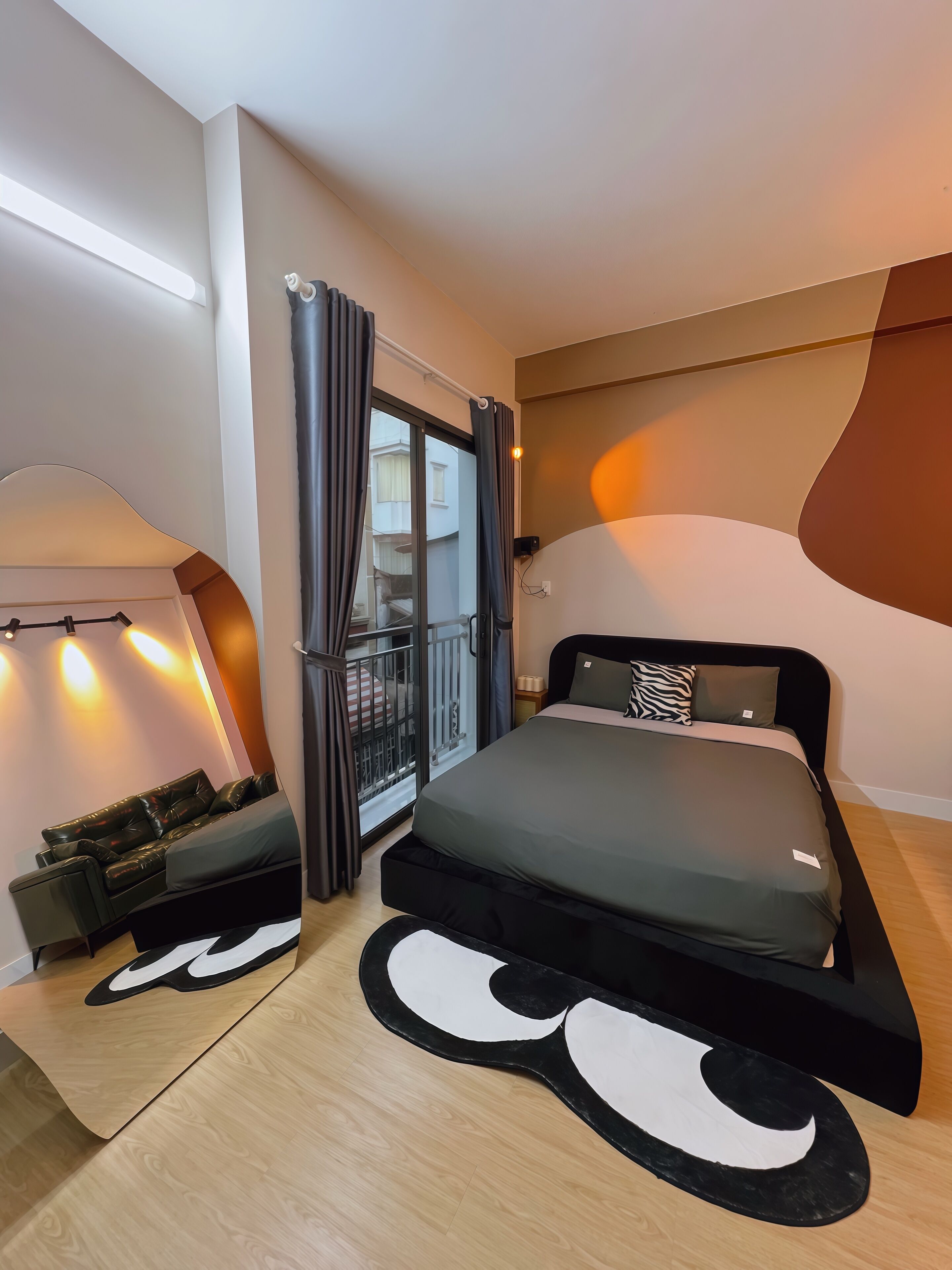 Suite estudio Deluxe, balcón, vistas a la ciudad | Wifi gratis