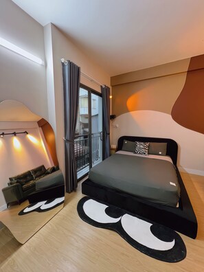 Deluxe-studiosviitti, parveke, kaupunkinäköala | Ilmainen Wi-Fi