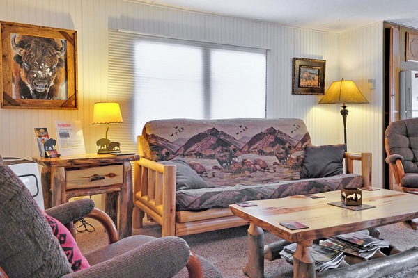 West Yellowstone Vacation Rental | 1BR | 1BA | 600 Sq Ft