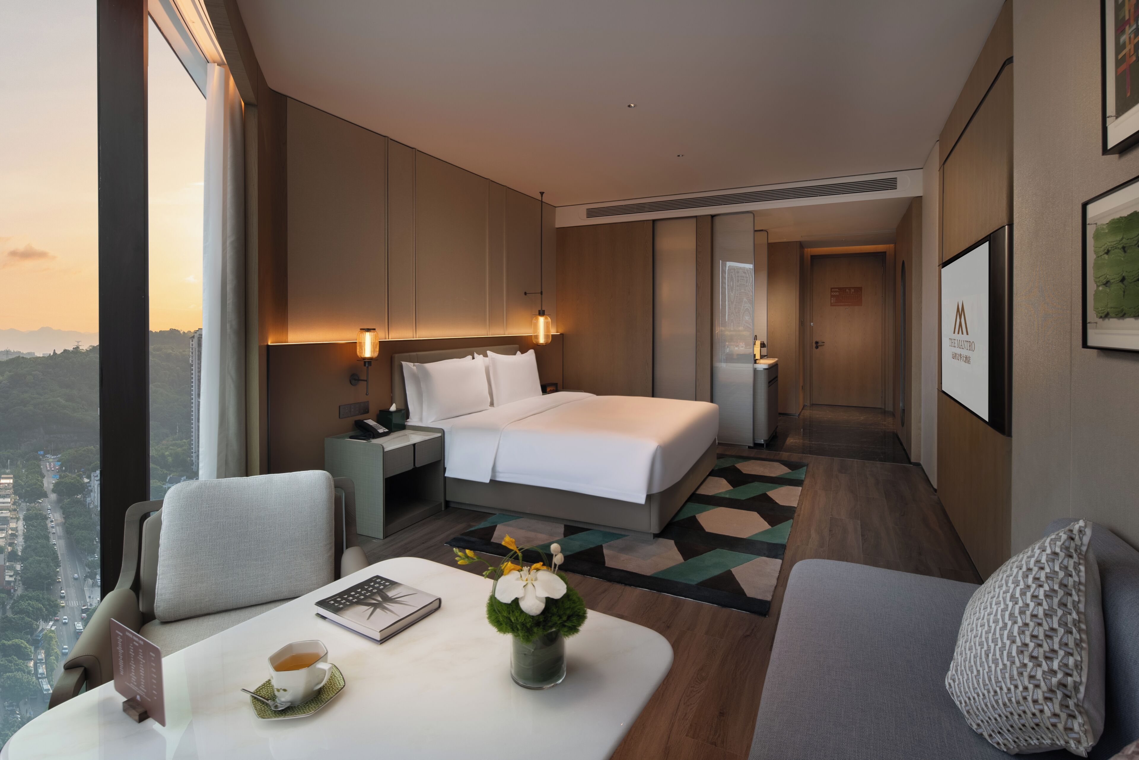 In-room safe, laptop workspace, blackout curtains, soundproofing