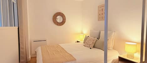 1 habitación, tabla de planchar con plancha y wifi gratis