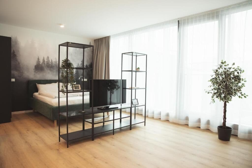 Family Quadruple Room, Garden View | Blackout drapes, soundproofing, free WiFi, bed sheets
