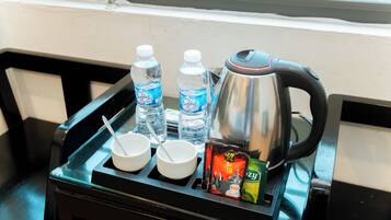 Superior Double Room, City View | Coffee and/or coffee maker