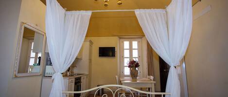 1 bedroom, iron/ironing board, Internet, bed sheets