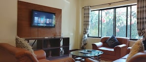 Living area - Perfect 3-bedroom apartment in gorgeous Kathmandu with fitness room (Kathmandu)