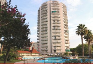 Studio, Terrace, City View | Exterior - Peaceful Retreat Steps From the Beach With Pool (Lignano Sabbiadoro)