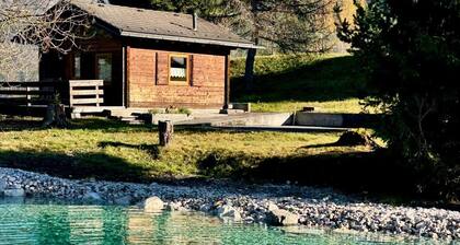 Haustierfreundliche Berghütte mit Teich und Garten in Pieve di Cadore in den Dolomiten