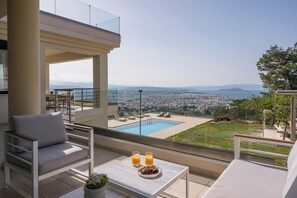 Sea View Maisonette With Shared Pool | Terrace/patio - Lithea Estate Collection (Chania)