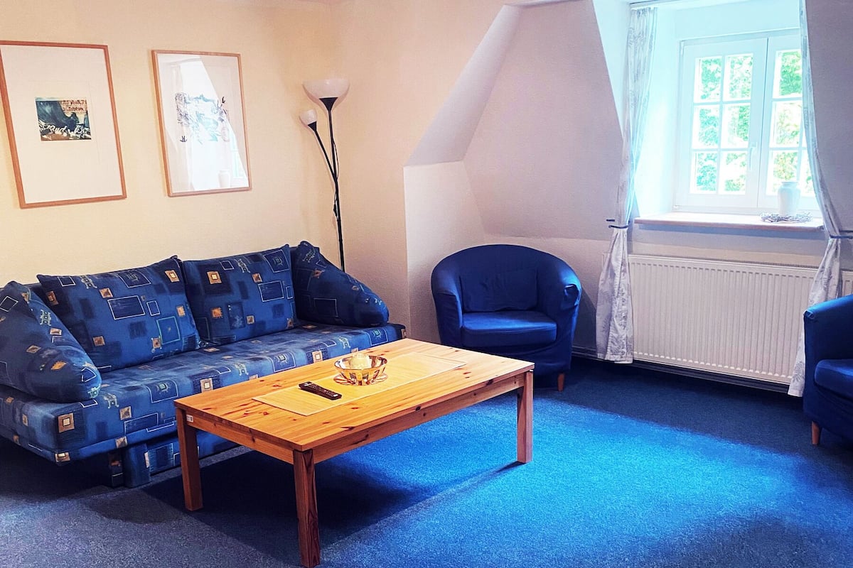 Appartement, vue jardin | Coin séjour