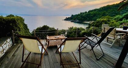 Beautiful Villa Apartment by the Sea with Garden & Deck.