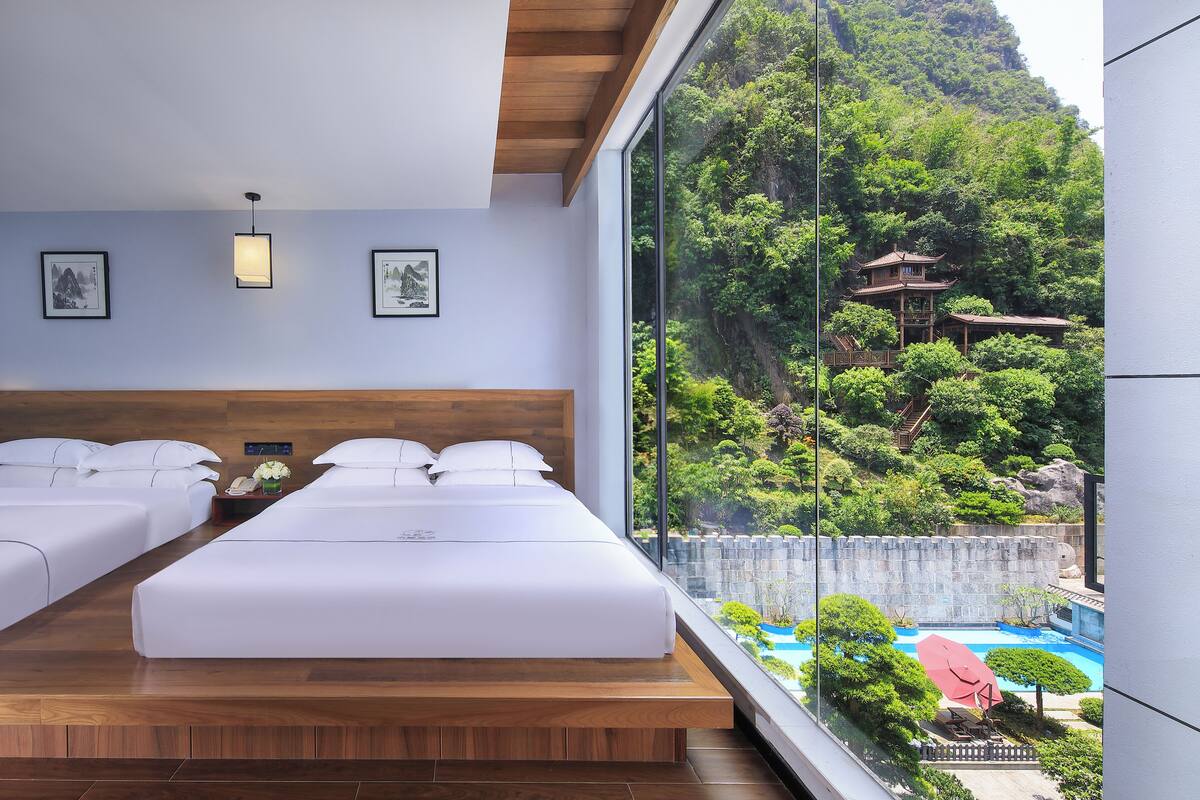 Luxury Twin Room, 2 Double Beds | Desk, laptop workspace, blackout drapes, free WiFi