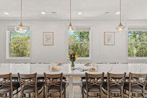 Dining - 20% Off First 3 Bookings! | Sleeps 32 • Pool + Game Room + Golf Carts (Santa Rosa Beach)