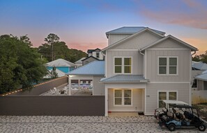 Exterior - Sleeps 22 | Massive Pool + Spa | Golf Cart + Game Room | Woodland Shores (Santa Rosa Beach)