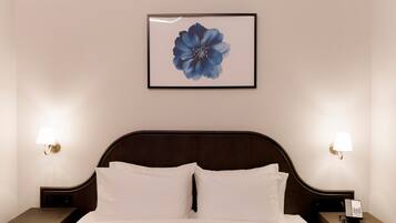 Deluxe Double Room, City View | Blackout drapes, soundproofing, iron/ironing board, free WiFi
