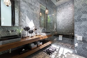 Exclusive Villa, 4 Bedrooms, Pool View | Bathroom - White Lotus Estate Samui (Koh Samui)