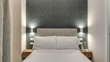 Dobbeltrom for 1 person | Safe på rommet, blendingsgardiner, lydisolert og strykejern/-brett