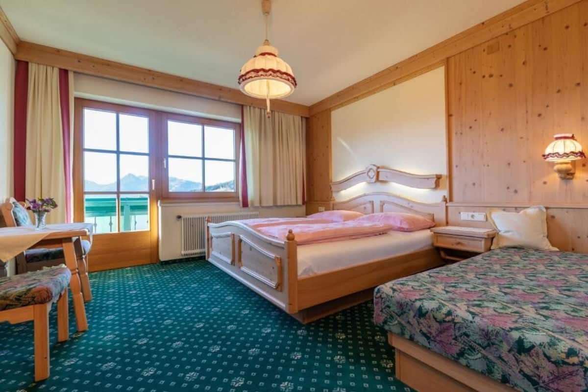 家庭房, 阳台, 花园景观