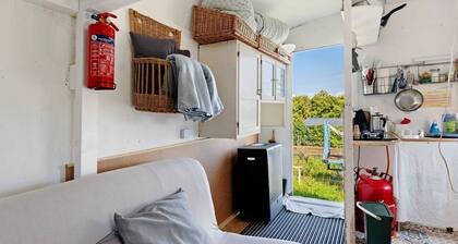 Bauwagen 'Natur Pur/No.7' with Private Terrace and Panoramic Countryside Views