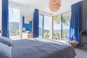 Room - Ibiza sea view villa / private infinity pool in Salinas natural reserve / all AC (San Francesc de s’Estany)