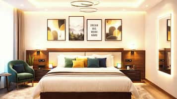 Habitación doble ejecutiva, balcón | Ropa de cama hipoalergénica, escritorio, insonorización y wifi gratis