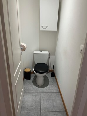Hårtørrer, håndklæder, Sæbe, Toiletpapir