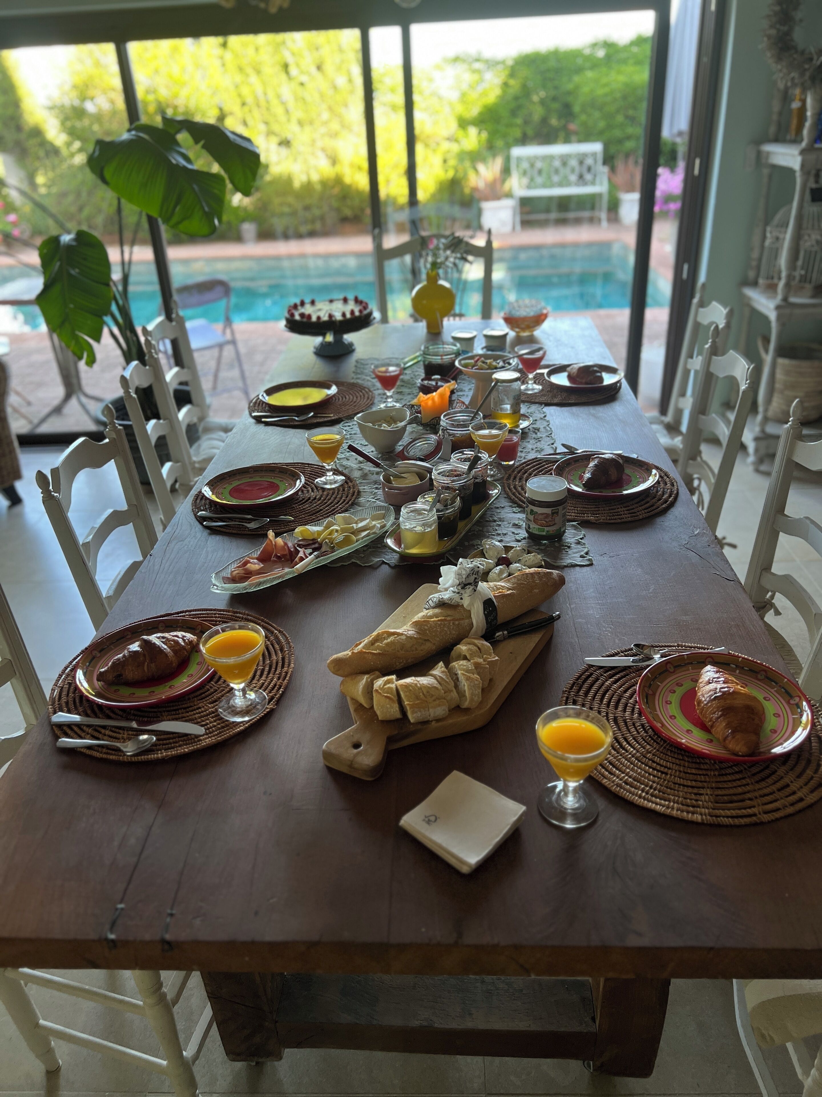 Suite Familiale, vue vignoble | Restauration