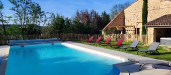 Gîte Fleur De Pastel – 4 Épis – Private Pool, Terrace & Wi-Fi