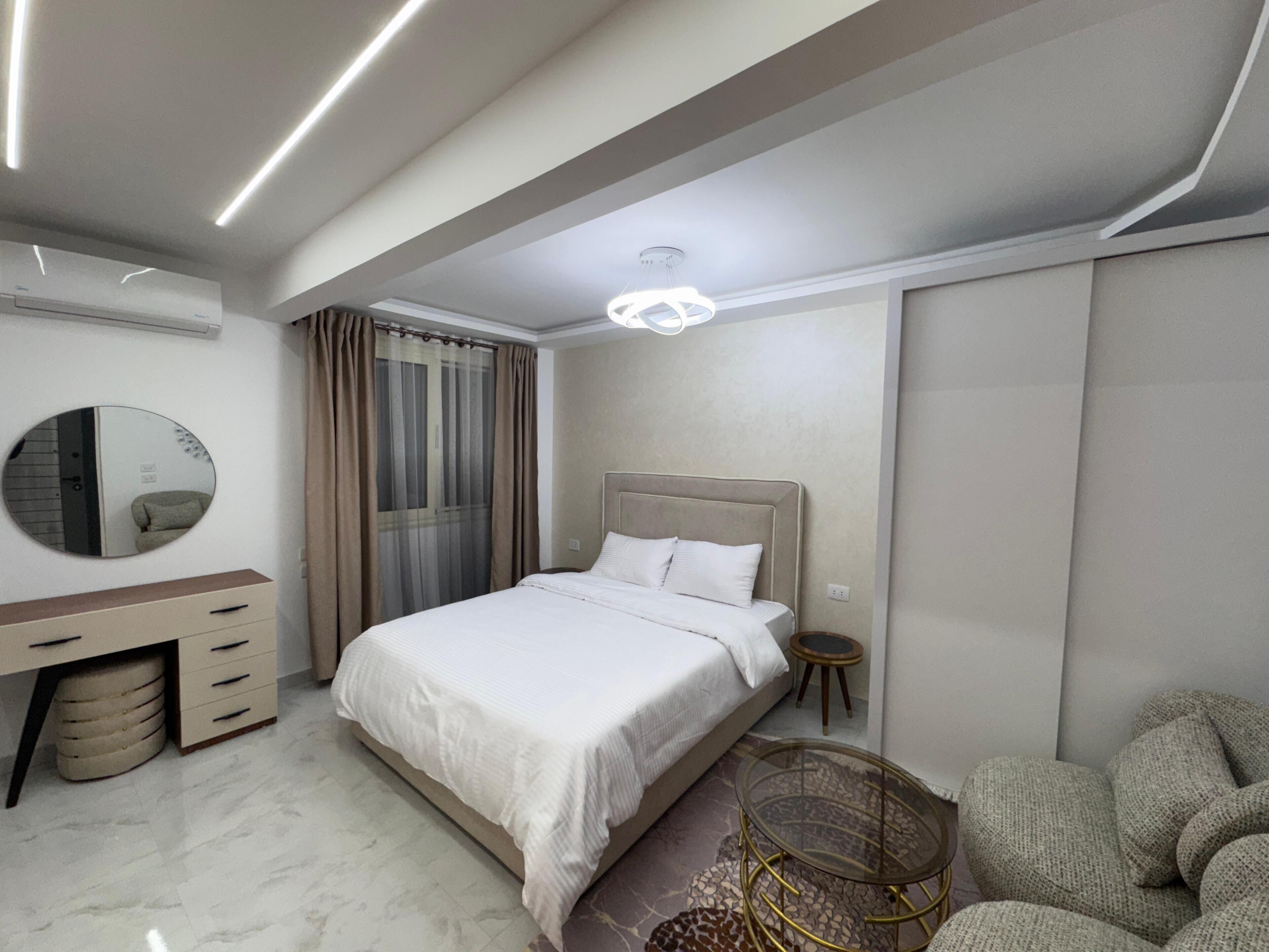 1 bedroom, iron/ironing board, Internet, bed sheets