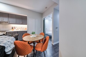 Dining - Airy and Comfortable 2BR Stay with Sofa Bed. Stay close to everything! (Toronto)