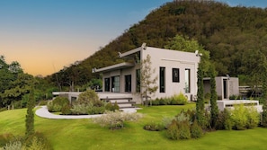Villa, 2 chambres, fumeur, piscine privée | Extérieur