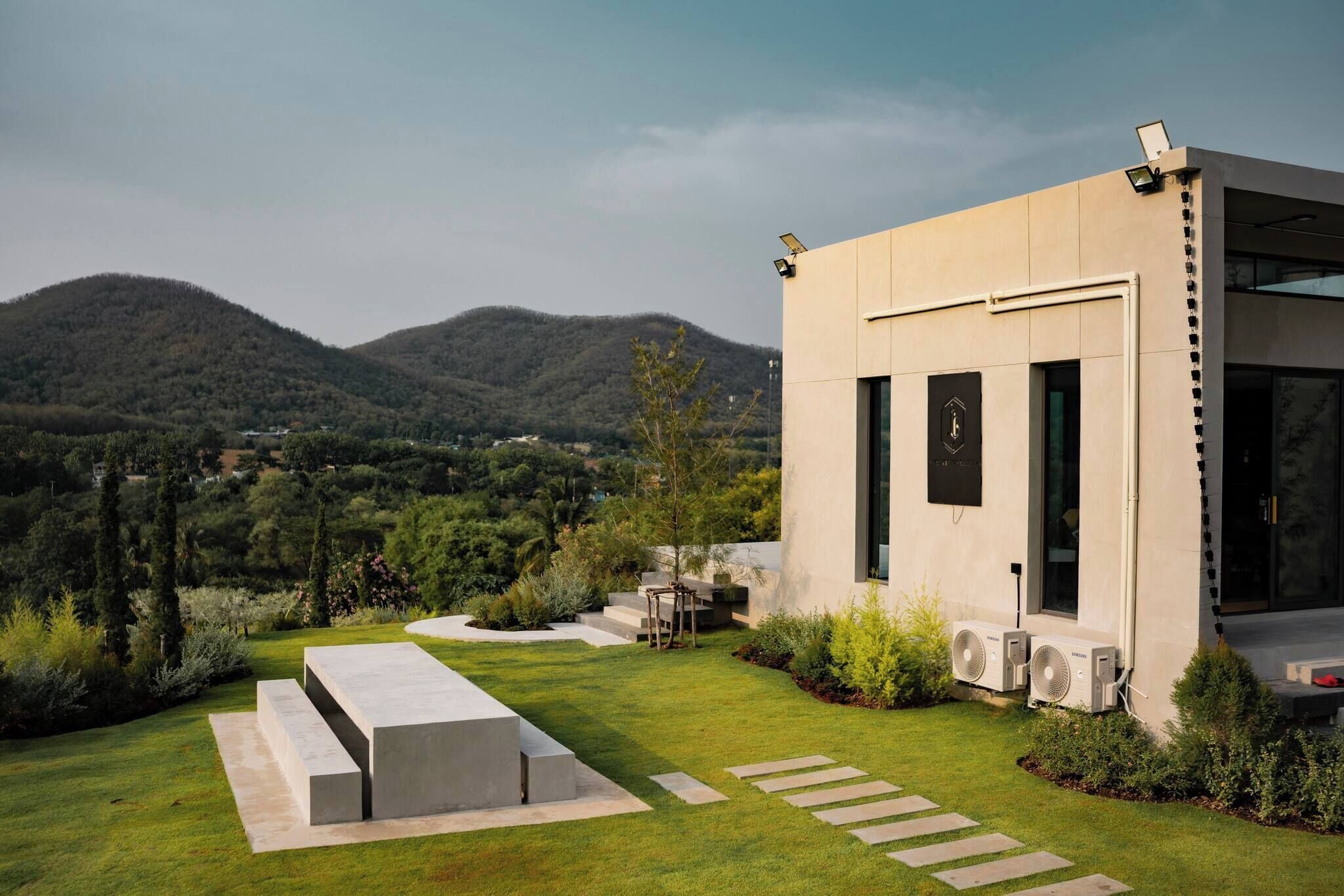 Villa, 2 soverom, røyk, privat basseng | Terrasse/patio