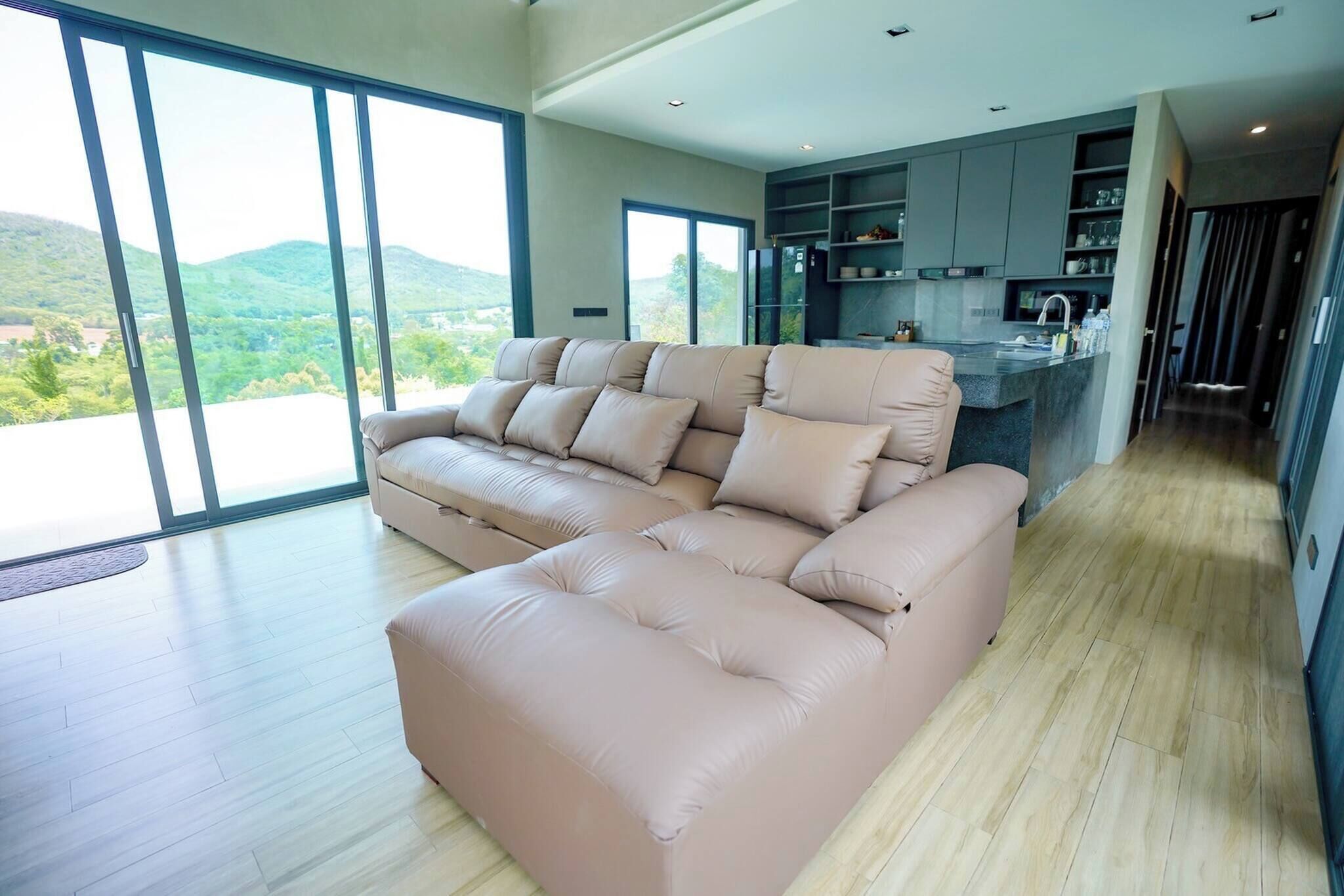 Villa, 2 chambres, fumeur, piscine privée | Aire de séjour