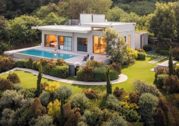 Villa, 2 chambres, fumeur, piscine privée | Extérieur