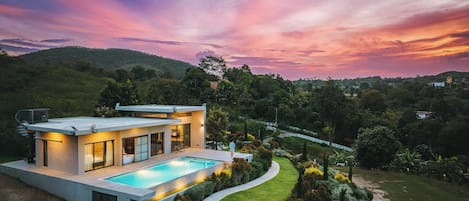 Villa, 2 chambres, fumeur, piscine privée | Extérieur