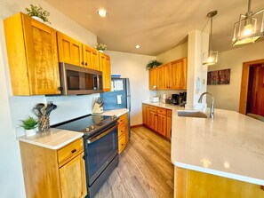 Private kitchen - Located directly on Lake Superior, this condo is ideal for family & friends (Lutsen)
