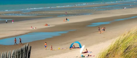 Vlak bij het strand