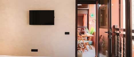Luxury-Apartment, Blick auf den Innenhof