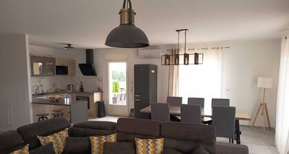 Large villa, close to the lakes, Troyes and Champagne cellars.