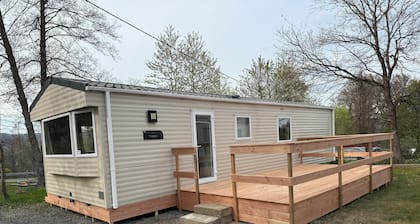 Chalet auf Campingplatz