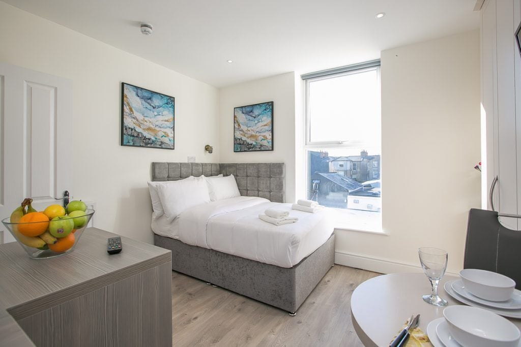 Studio, 1 Double Bed, Kitchen | Iron/ironing board, free WiFi