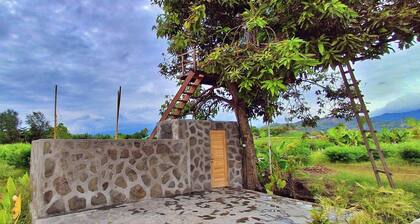 Treehouse Cabin w/ Private Pool, Farm Views & Beach Access