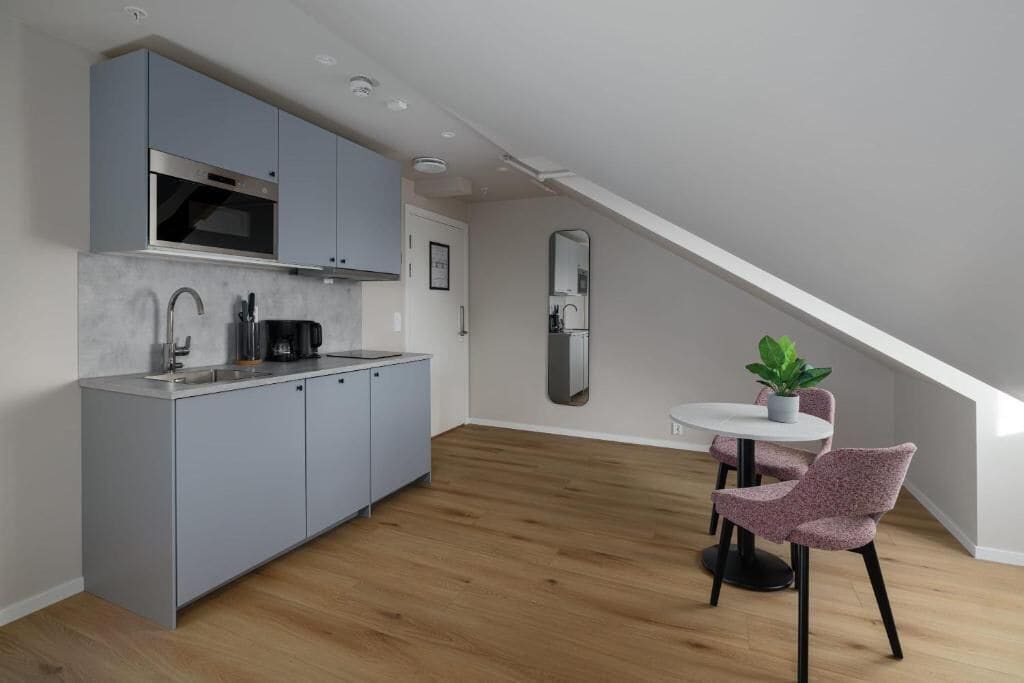 Standard Single Room | Private kitchen | Mini-fridge, cookware/dishes/utensils