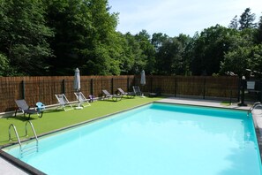 Pool - Le Grand Cèdre Cottage in Haut-Languedoc with Terrace and Pool (Le Soulié)