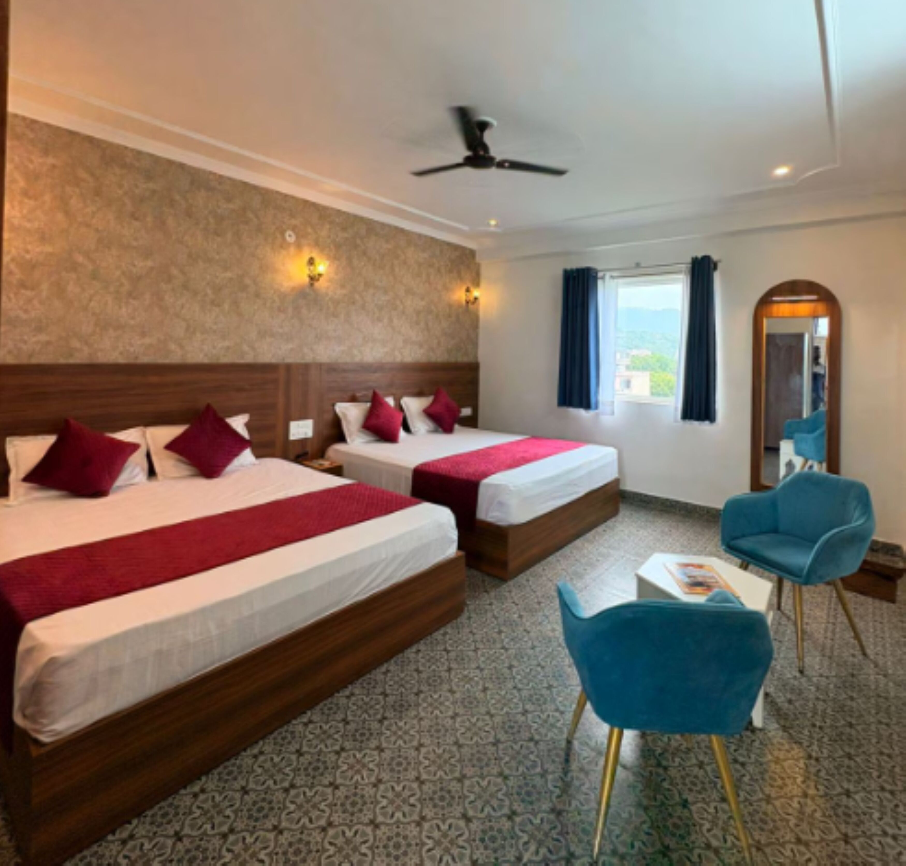 Quarto família, vista para a cidade